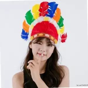 인디언추장모자 파티용품 코스튬변장 행사 케이크토퍼