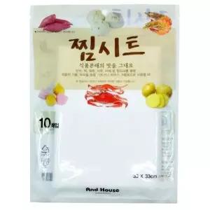 면포 찜시트 요리 찜판 10p 시트 깔개 33x33cm