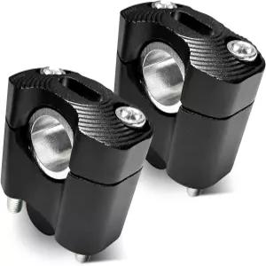 오토바이 핸들바 라이저 범용 마운트 클램프 장착 모터사이클 더트 바이크 ATV 블랙의 1 1/8인치28mm 또는