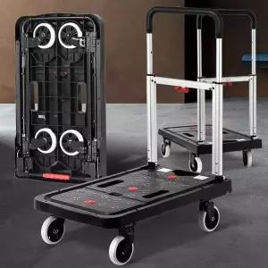 [오너클랜]중 손수레 핸디캐리어 마트 슬림대차 핸드카트 접이식 짐수레