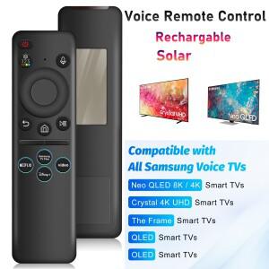 [호환품]삼성 호환 스마트 호환 TV용 음성 리모컨 네오 QLED 8K/4K용 충전식 태양광