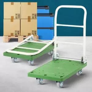 폴딩캐리어 사각대차국산인라인소 끌차 마트핸드카트 가정용카트