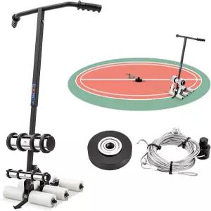 CXRCY 코트 라인 테이프 머신. 높이와 간격 조절 가능 주차장 표시용 필드 스트라이핑 머신 플레이 도로