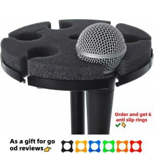 다중 마이크 지원 메탈 6 스탠드 바 트레이 홀더 스튜디오 무대용 고정