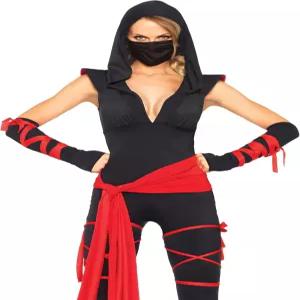 레그 애비뉴 여성용 4인용 치명적인 닌자 코스튬
