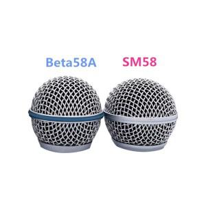 SM58 BETA58A용 무선 마이크 및 유선 교체용 스틸 메쉬 그릴 헤드