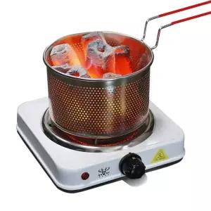 미니 숯불 착화기 일회용석쇠 고기불판 숯피우는 260mm