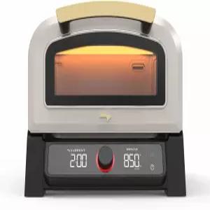 현재 모델 P 스마트 전기 피자 오븐 12인치 최대 850°F 8가지 조리 모드 온도 모니터링 및 맞춤형 시간을