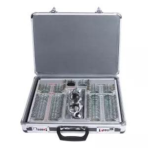 VV LIINNCXM 104 시험 렌즈 세트 광학 장비 금속 림 알루미늄 케이스 프리즘 TLS104