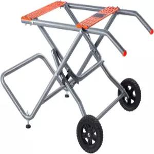 VEVOR 휴대용 테이블 톱 스탠드 350파운드 적재 용량 8인치 고무 휠이 있는 롤링 접이식 튼튼한 구조