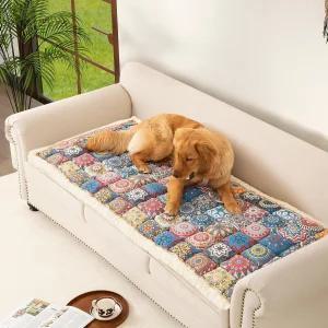 소파용 네슬리모리 소파 커버 강아지용 단면 세척 가능 반려동물용 쿠션 담요 패드 침대 매트 보호 가구