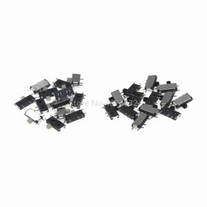 100pcs 미니 smd smt MSK-12C02 토글 스위치 MP3 MP4 용 7pin 1P2T on/OFF 슬라이드