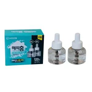 해피홈 스마트 리퀴드 훈증기용 액체 모기약 리필 120 리퀴드모기약