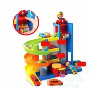 위라이즈 뽀로로 주차랑 장난감 자동차놀이