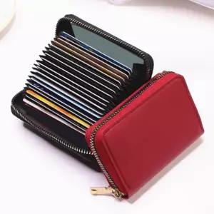 여성 카드 지갑 교통 아코디언 남성 명함 선물집 지퍼 HWD5274D