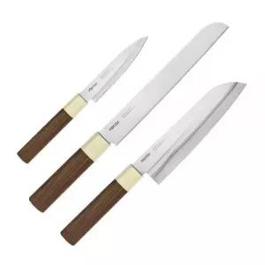 헤리터 신혼부부 프리미엄 주방칼 3종 세트 식도 빵칼 과도