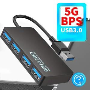 USB 3.0 허브 고속 4 포트 C 어댑터 데이터 케이블 분배기 확장기 PC MacBook PS4 키보드 프린터 마우스