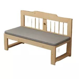 원목소파 4인용 원목 고급편백 쇼파 카페 원목쇼파 평상