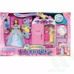 위라이즈 신데렐라미미 옷장 장난감 어린이날여아선물 인형역할놀이 미미옷장 마루인형