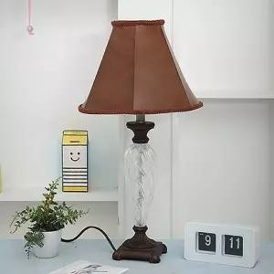 [오너클랜]브라운 조명 협탁 스탠드 무드등 인테리어 가구