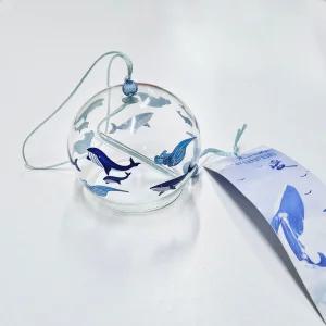 일본 후우링 (돌고래) 풍경종 유리풍경 후우링 일본풍경 유리종 도어벨