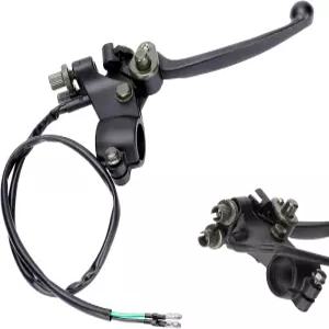 ATV 쿼드 GO카트 가솔린 E 자전거용 WEYINGSI 듀얼 케이블 와이어 우측 브레이크 레버