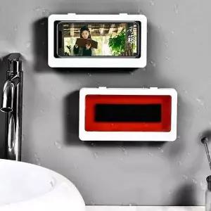 회전 화장실핸드폰거치대 욕실 방수 스마트폰 거치대