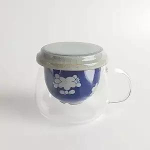 [베스트TOP100] 청매화 유리머그다기 티포트 400ml