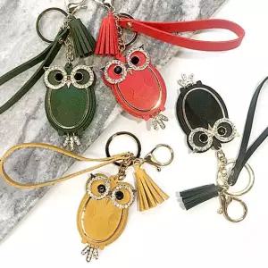 키홀더 큐빅부엉이 백참 악세사리 BBAC19-010 백참 키홀더 차키 열쇠고리