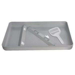 펫세이프 스쿱과 호환되는 고양이 쓰레기통 트레이 무취 및 얼룩 방지 간편한 분해 플라스틱용 스쿱