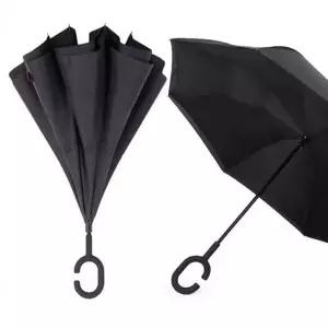 [셀러에이드]장우산 형 접는 손잡이 반전우산 꺼꾸로 반대로 골프장우산