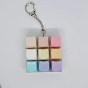 키캡 딸깍이 키보드 LED 키링 클릭커 ASM 캡 헤드 고양이 랜덤발송