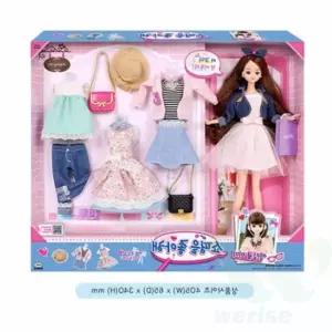 위라이즈 열일곱미미 쇼핑을 좋아해 소꿉놀이인형 여아선물 여자아기선물 역할놀이장난감 여자아이인형