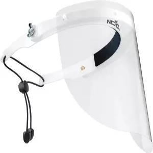 조절 가능한 헤드밴드와 재사용 플라스틱 바이저 2개가 있는 노크라이 보호 페이스 쉴드 마스크 u2014