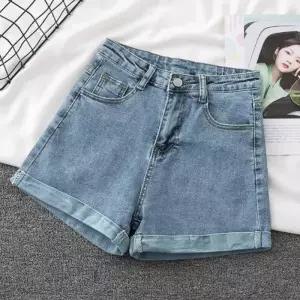 [라일리여성의류] Rly 여성 하이웨스트 데님 반바지 여성데님반바지 청반