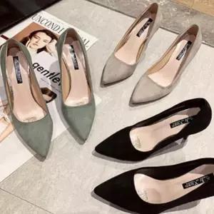 [라일리] Rly 토오픈 펌프스 미들힐 베이직 정장구두 샌들 웨지