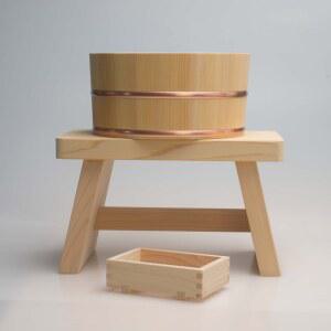 이케가와 히노끼 욕실 목욕 편백나무 발판 히노키 가정용 목재 조립 박스형 성인접이식욕조