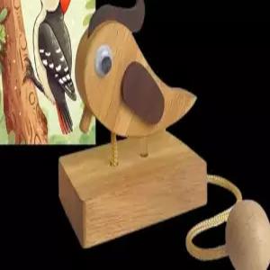 문장식 노크 재밌는선물 방노크 장식 딱따구리 소품 인테리어 도어벨