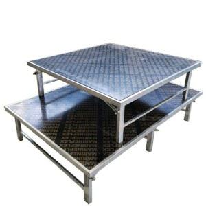 무대 합창단 무대설치 연주회 파티 높이 2미터 1 28x2 다리2 설치 디딤대 제작에