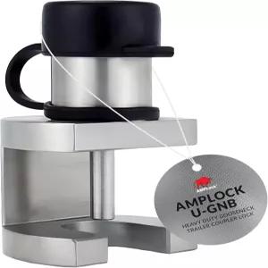 앰플록 UGNB 헤비 듀티 불독 구스넥 트레일러 커플러 잠금 방지 스테인리스 스틸 액세서리 푸시 앤 락