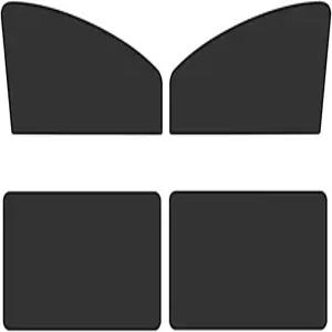 Titgoes 4 PCS 자동차 창문 선섀도 라이트 블록 프라이버시 커튼 사이드 윈도우 열 보호 커버 트럭 SUV용