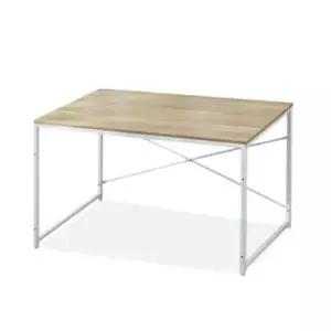 [하프클럽/셀러허브]철제책상 원목 상판 책상 테이블 1200x600