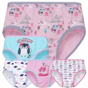 [미미캐츠]키즈러브 하우스 여삼각 5매입/아동삼각/아동팬티