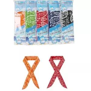 5색 1개 개별포장 아이스겔 쿨 스카프 목에 두르는 아이스 쿨링