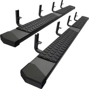 20152025 쉐보레 콜로라도와 호환되는 6인치 러닝보드 사이드 스텝 /GMC 캐니언 크루 캡 검은색 텍스처