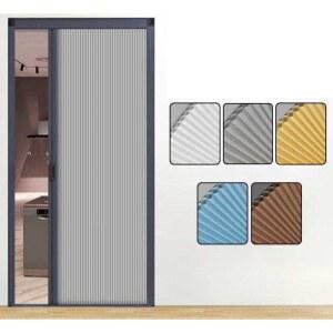 주방 중문 자바라 홀딩도어 티타늄/황화리/전기 방풍문 투명자바라 차단 맞춤제작 블라인드