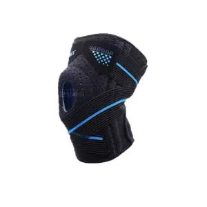 스트링 무릎 보호대 블루 농구 운동 스프링 스트랩