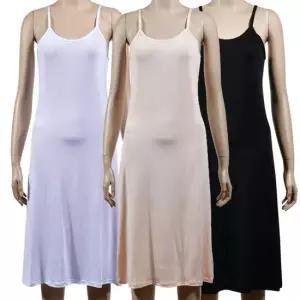 린다)슬립 실켓 인견소재 롱끈원피스 끈원피스 끈슬립 롱슬립 인견슬립 여성슬립