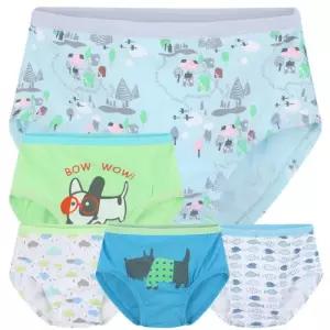 [미미캐츠]키즈러브 하우스 남삼각 5매입/아동삼각/아동팬티