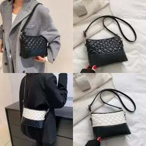 가죽 미니 여성크로스백 데일리 숄더 가방 가죽가방 레더 데일리백 여성가방 퀼팅모던